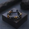 Protection Tiger's Eye Lava Rock Bracelet Protection Tiger's Eye Lava Rock Bracelet