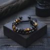 Protection Tiger's Eye Lava Rock Bracelet Protection Tiger's Eye Lava Rock Bracelet