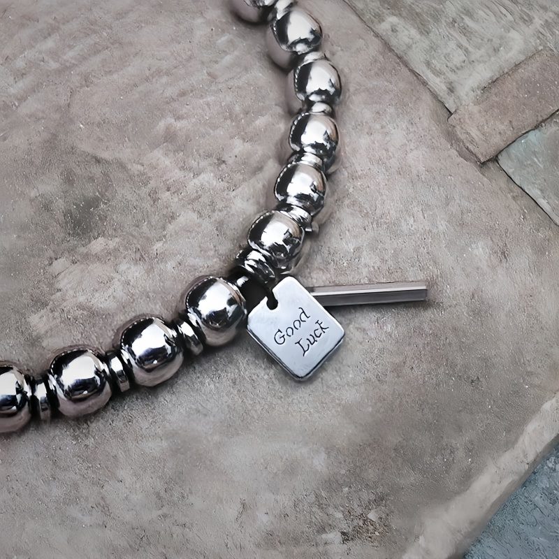 Titanstahl-Glücksarmband für innere Balance Titanium Steel Balance Good Luck Bracelet