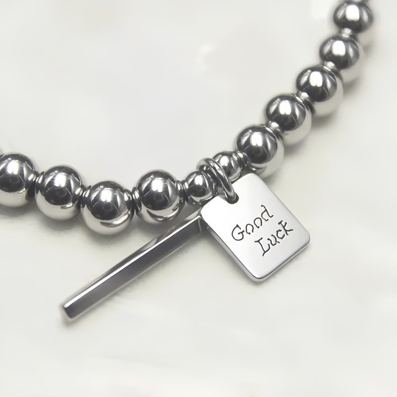 Titanstahl-Glücksarmband für innere Balance Titanium Steel Balance Good Luck Bracelet