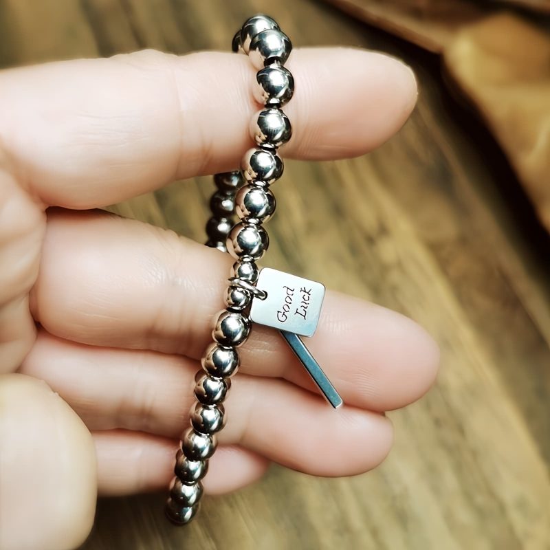 Titanstahl-Glücksarmband für innere Balance Titanium Steel Balance Good Luck Bracelet