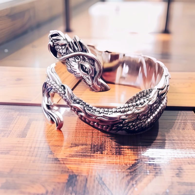 Vintage Dragon Pattern Zinc Alloy Protection Ring Vintage Dragon Pattern Zinc Alloy Protection Ring