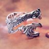 Vintage Dragon Pattern Zinc Alloy Protection Ring Vintage Dragon Pattern Zinc Alloy Protection Ring