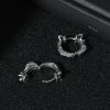 925 Sterling Silver Dragon Protection Earrings