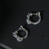 925 Sterling Silver Dragon Protection Earrings