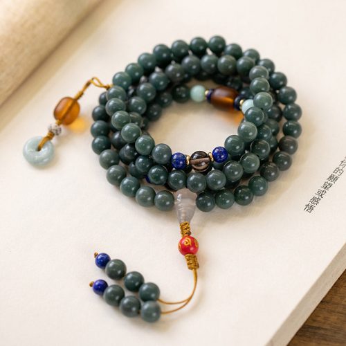 Bodhi Seed 108 Beads Meditation Mala Bracelet