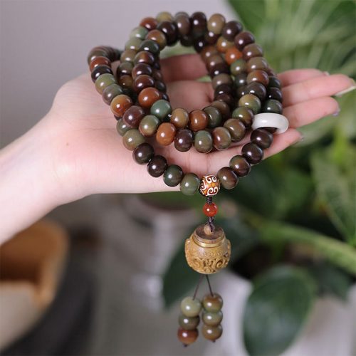 108 Bodhi Seed Dzi Bead Evil Spirits Protection Bracelet