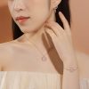 925 Sterling Silver Moonstone Rabbit Pendant Necklace