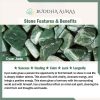 Sterling Silver Hetian Jade Clover Pendant Necklace