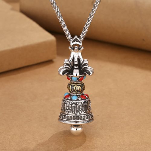 Tibetan Copper Dorje Vajra Strength Necklace