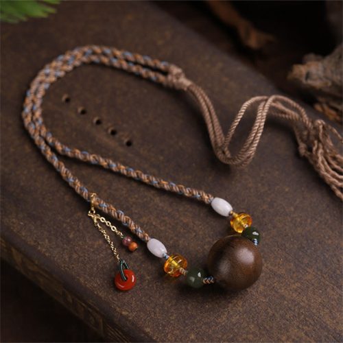 Bai Qinan Agarwood Lucky Strength Necklace