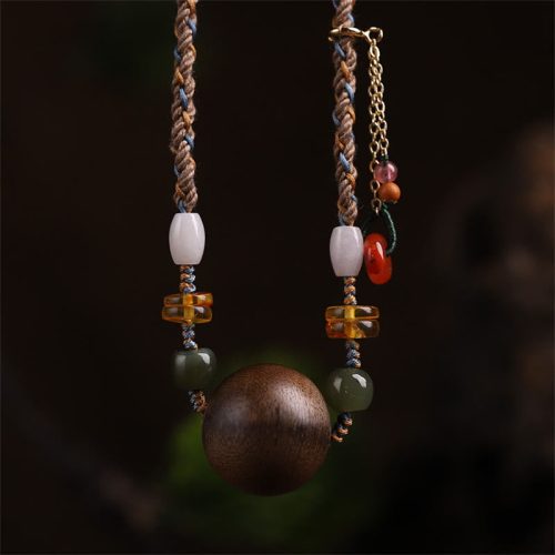 Bai Qinan Agarwood Lucky Strength Necklace