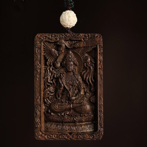Agarwood PiXiu Dragon Peace Necklace