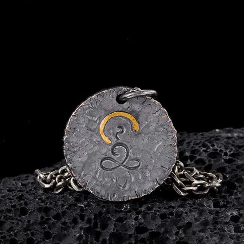 999 Silver Buddha Lotus Pendant Necklace