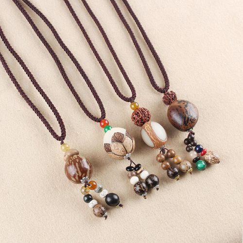 Bodhi Seed Lotus Wisdom Necklace