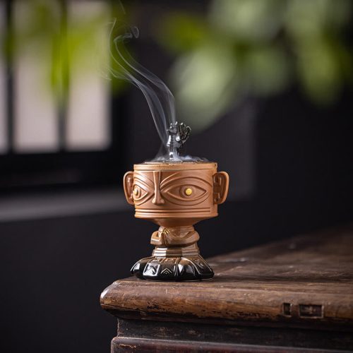 Sanxingdui Ceramic Incense Burner Decorative Piece
