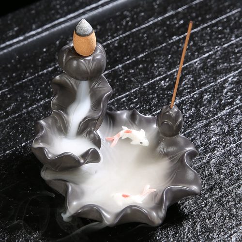 Koi-Fisch Purple Clay Räuchergefäß