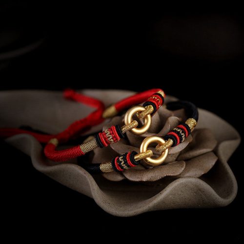 Feng Shui Red String Couple Bracelet