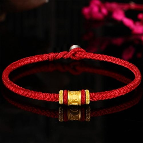 Tibetisches 999 Gold Om Mani Padme Hum Armband