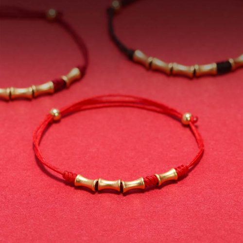 925 Silber Bambus Glück Wohlstand Armband