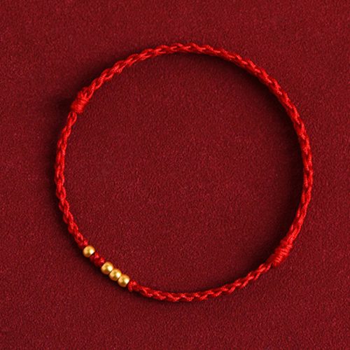999 Gold Geflochtenes Schutz-Paararmband