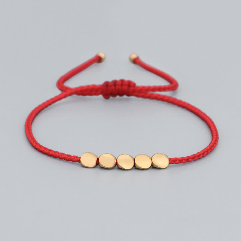 Adjustable Red String Feng Shui Harmony Bracelet