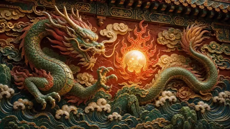 Why Does the Chinese Dragon Hold a Ball?