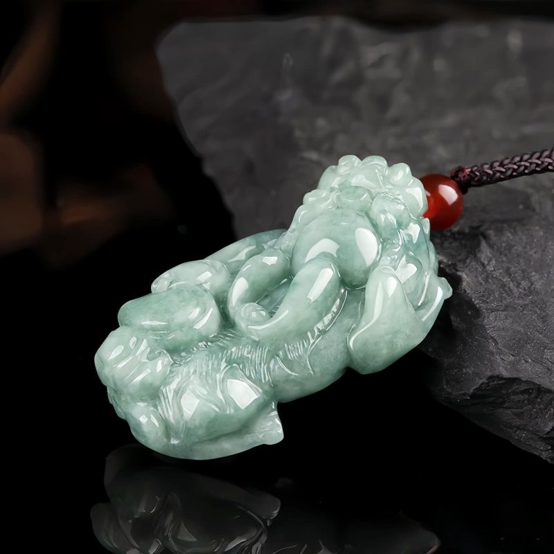 Jade PiXiu Wealth Pendant Necklace Jade PiXiu Wealth Pendant Necklace