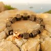 Lava Rock Dzi Bead Healing Bracelet Lava Rock Dzi Bead Healing Bracelet