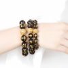 Rainbow Obsidian Om Mani Padme Hum Bracelet Rainbow Obsidian Om Mani Padme Hum Bracelet