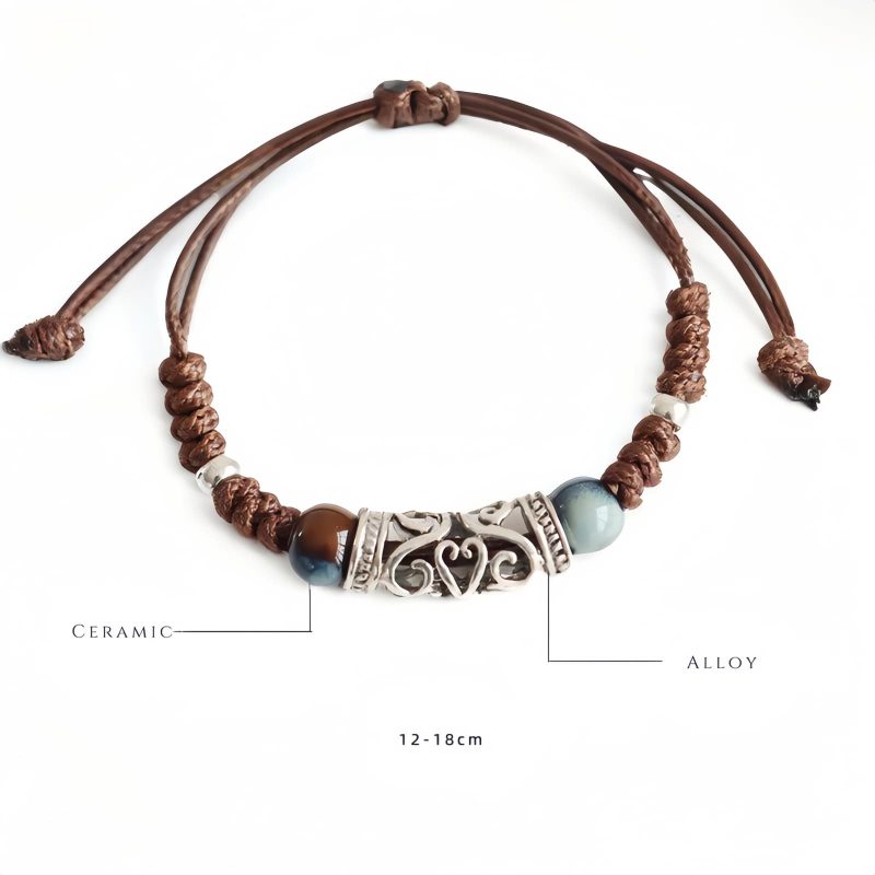 Tibetan Ceramic Bead Wealth Bracelet Tibetan Ceramic Bead Wealth Bracelet