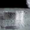 Tibetan Lotus White Copper Bracelet Tibetan Lotus White Copper Bracelet