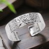 Tibetan Lotus White Copper Bracelet Tibetan Lotus White Copper Bracelet