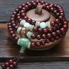 Tibetan Red Sandalwood Green Aventurine Healing Bracelet Tibetan Red Sandalwood Green Aventurine Healing Bracelet