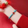 Pulsera de Purificación en Plata 925 con Turquesa y Cinabrio Turquoise Cinnabar Purification Bracelet in 925 Silver