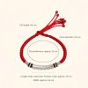 Pulsera de Plata de Ley 999 Om Mani Padme Hum para la Fortaleza 999 Sterling Silver Om Mani Padme Hum Strength Bracelet