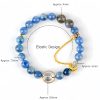 Natural Kyanite Crystal Crescent Moon Bracelet Natural Kyanite Crystal Crescent Moon Bracelet