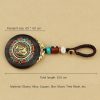 Tibetan Conch Om Mani Padme Hum Key Chain Tibetan Conch Om Mani Padme Hum Key Chain