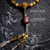 108 Mala Beads Tiger Eye Dorje Tassel Bracelet 108 Mala Beads Tiger Eye Dorje Tassel Bracelet