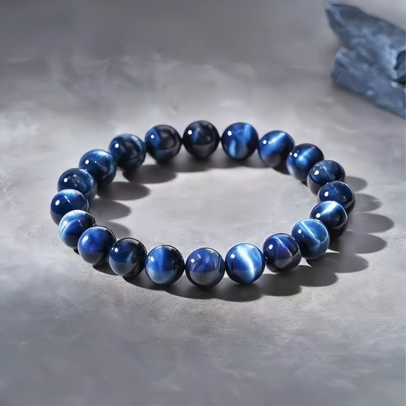 Tibetan Blue Tiger Eye Balance Energy Bracelet Tibetan Blue Tiger Eye Balance Energy Bracelet