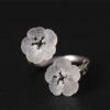 Schutzring Pflaumenblüte aus 925er Silber 925 Silver Plum Blossom Protection Ring - 5