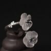 Schutzring Pflaumenblüte aus 925er Silber 925 Silver Plum Blossom Protection Ring - 10