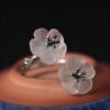 Schutzring Pflaumenblüte aus 925er Silber 925 Silver Plum Blossom Protection Ring - 9