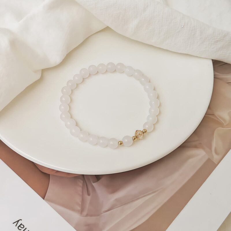 Gold Plated Aquamarine Healing Bracelet Gold Plated Aquamarine Healing Bracelet - 9
