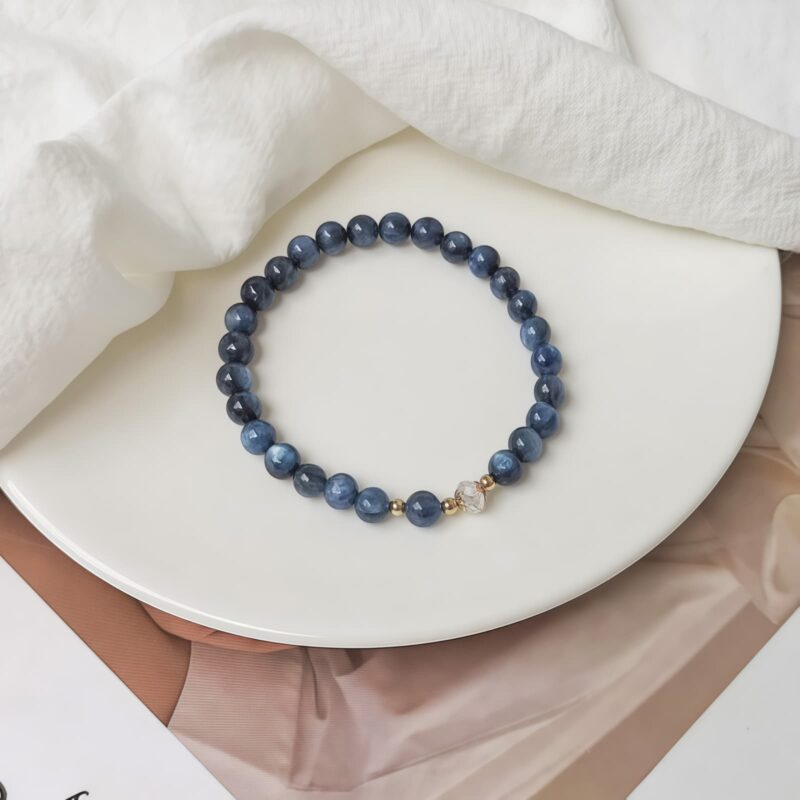 Gold Plated Aquamarine Healing Bracelet Gold Plated Aquamarine Healing Bracelet - 10