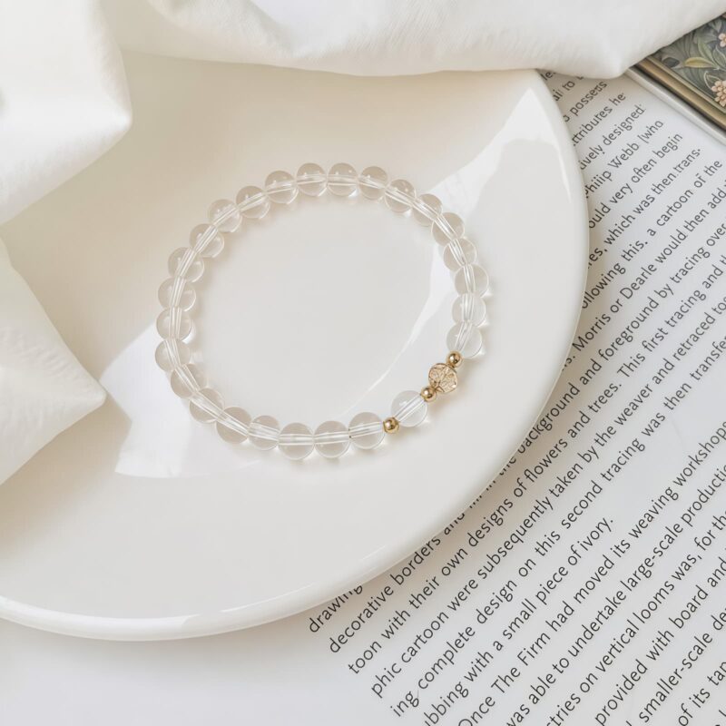 Gold Plated Aquamarine Healing Bracelet Gold Plated Aquamarine Healing Bracelet - 8