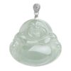 925 Silver Jade Laughing Buddha Necklace 925 Silver Jade Laughing Buddha Necklace - 11
