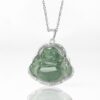 925 Silver Laughing Buddha Pendant Necklace 925 Silver Laughing Buddha Pendant Necklace - 5