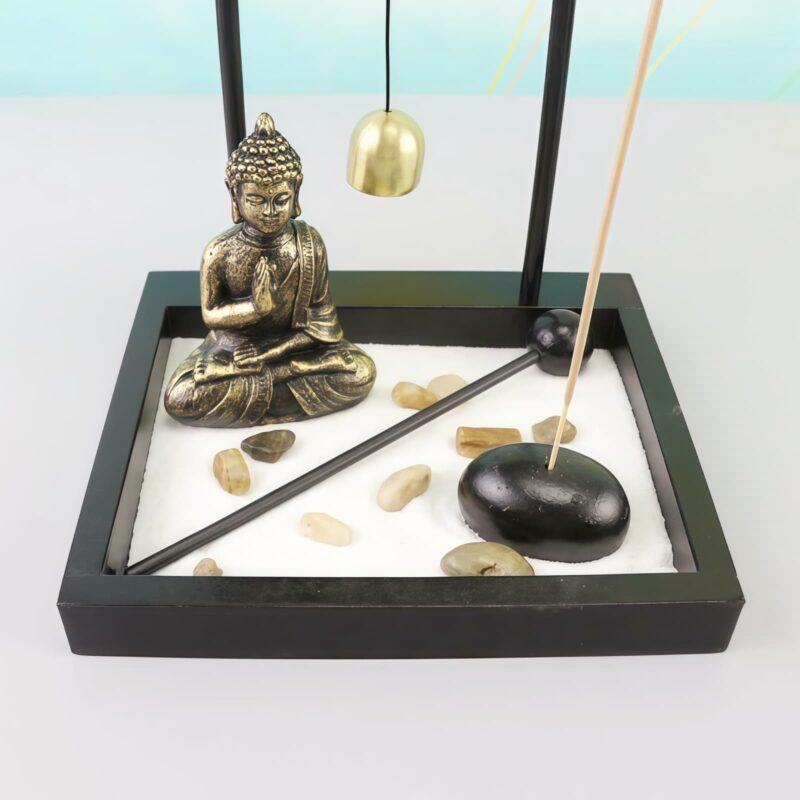 Buddha Resin Peace Zen Garden Set - 7