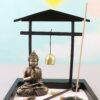Buddha Resin Peace Zen Garden Set - 6